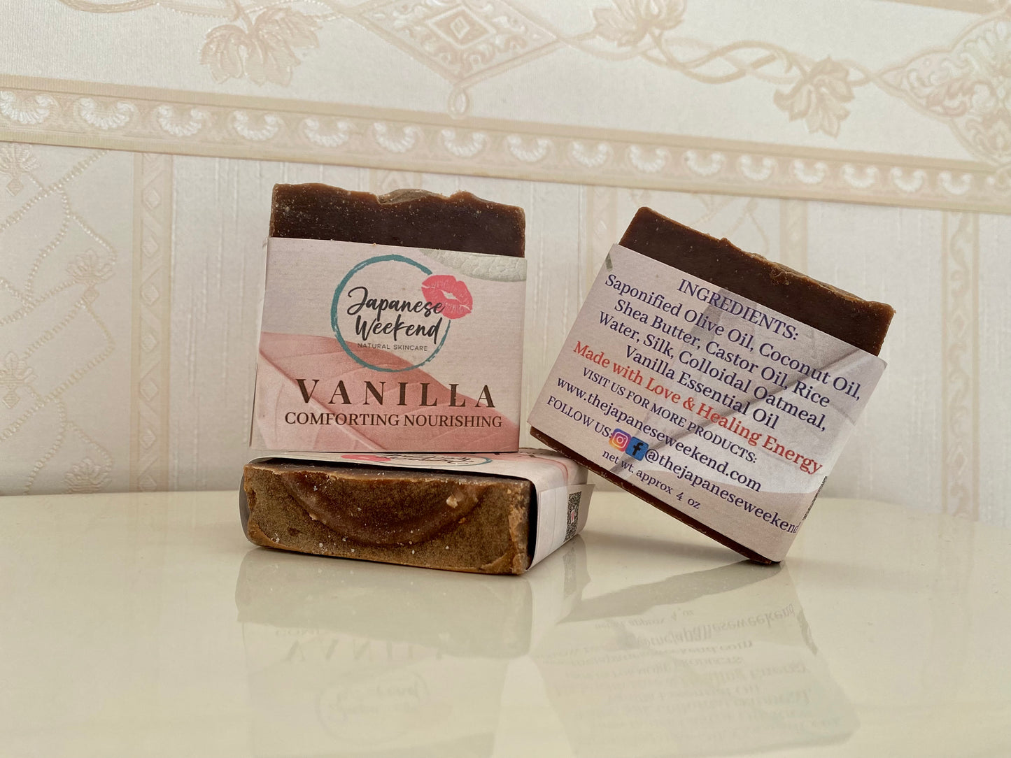 Vanilla (Deeply Nourishing Comforting) Vegan Soap Bar