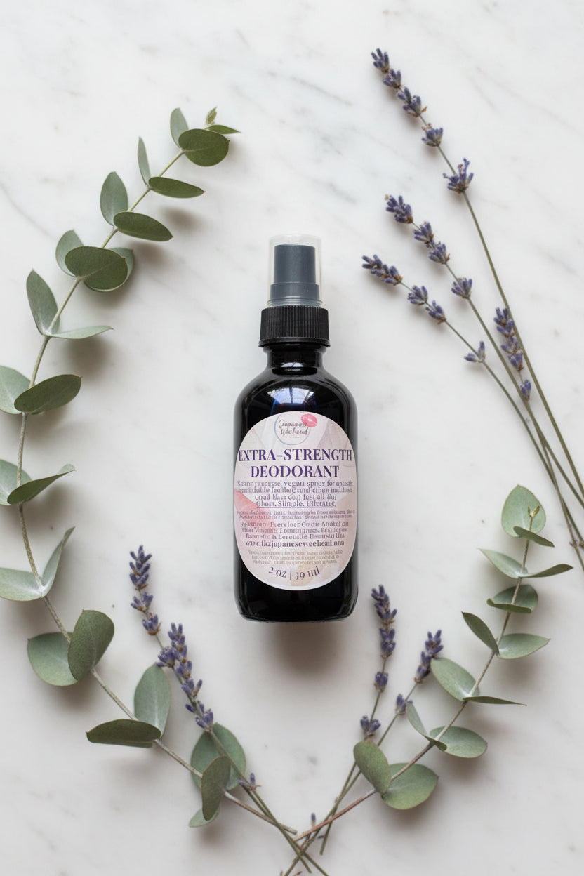 Nature-powered vegan personal deodorant spray for smooth, comfortable feeling and clean and fresh smell that lasts all day!

CLEAN. SIMPLE. EFFECTIVE.

Made with carefully selected synergetic essential oils of Lemongrass, Eucalyptus, Rosemary, and French Lavender, this all-natural formula is designed to keep you clean and smelling fresh and lovely all day!

Super easy to use - shake well, apply 2 or 3 spritzes to clean underarm, allow to dry for about a minute before dressing