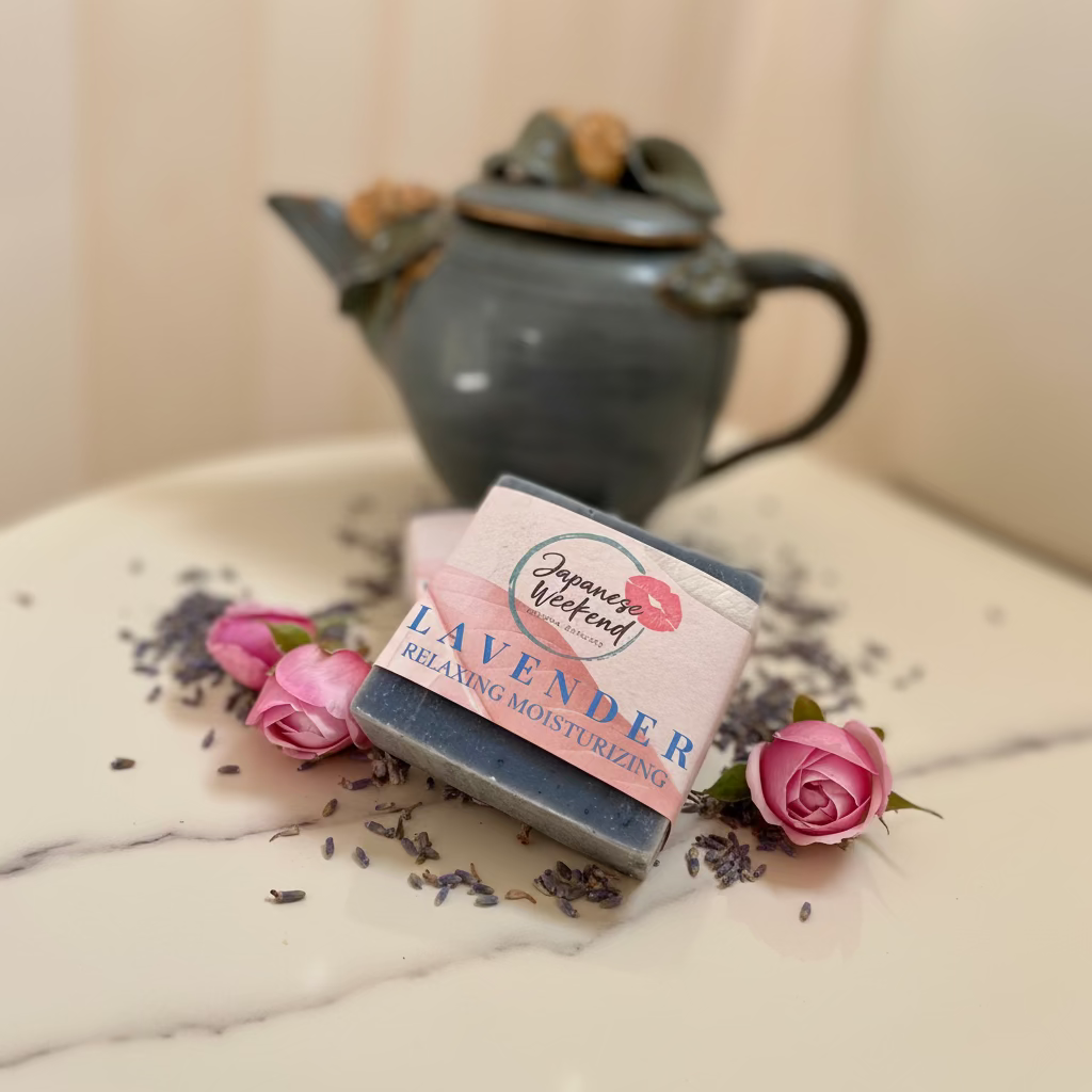 Lavender (Relaxing Moisturizing) Soap Bar is a hydrating, moisturizing soap that gently cleanses the body. The luxurious lather and intoxicating smell will leave you feeling so relaxed and refreshed. Soothing and calming for busy or anxious mind or frayed nerves. Suitable for all skin types. It's ultimate classic and timeless soap.

Ingredients: Saponified&nbsp;Olive Oil, Cocoa Butter, Shea Butter, Coconut Oil, Castor Oil, Rice Water, Indigo Powder, Lavender Essential Oil. Made with Love and Healing 
